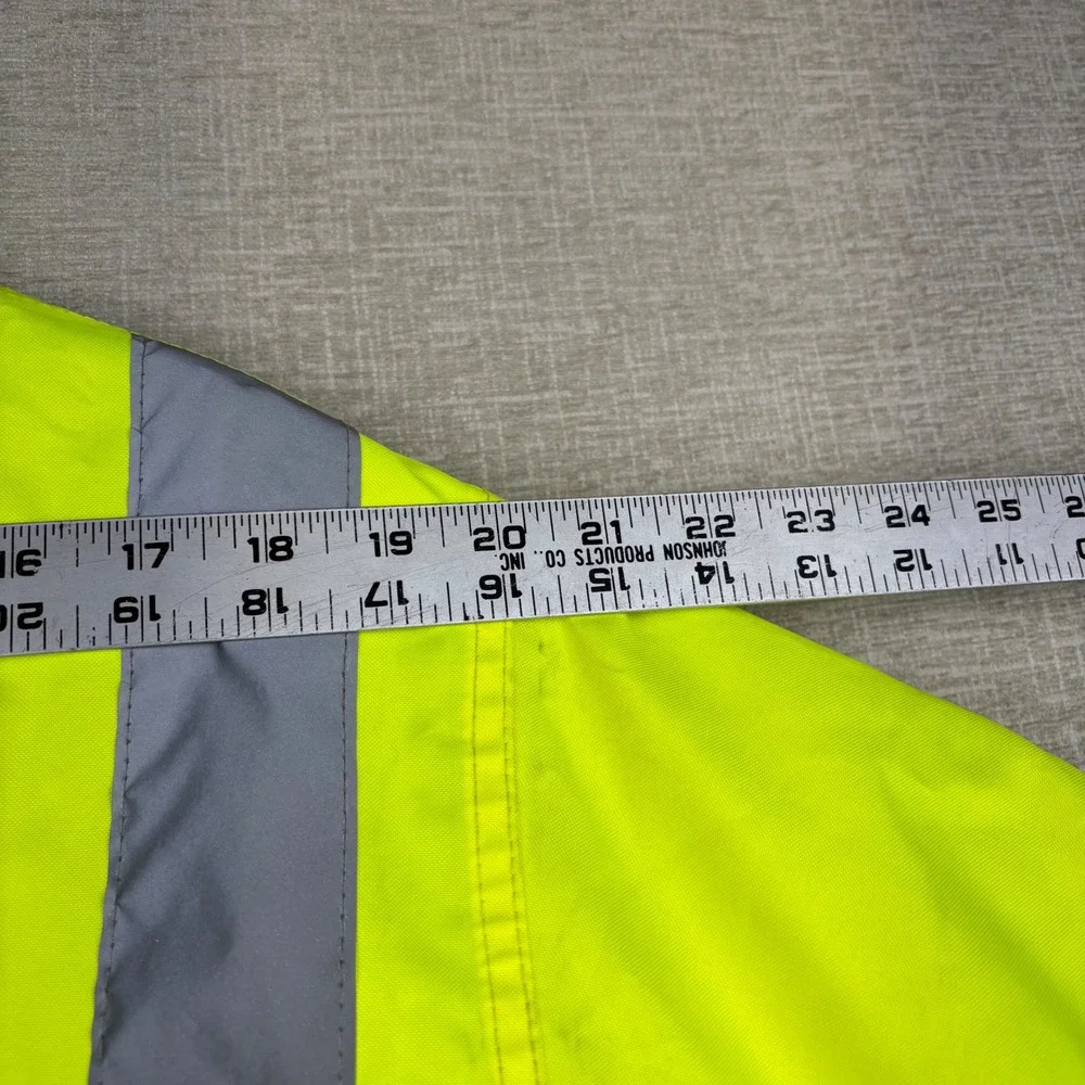 Truecrest Safety Products Hi-Vis Bomber Jacket Neon Yellow Black Class 3 Large